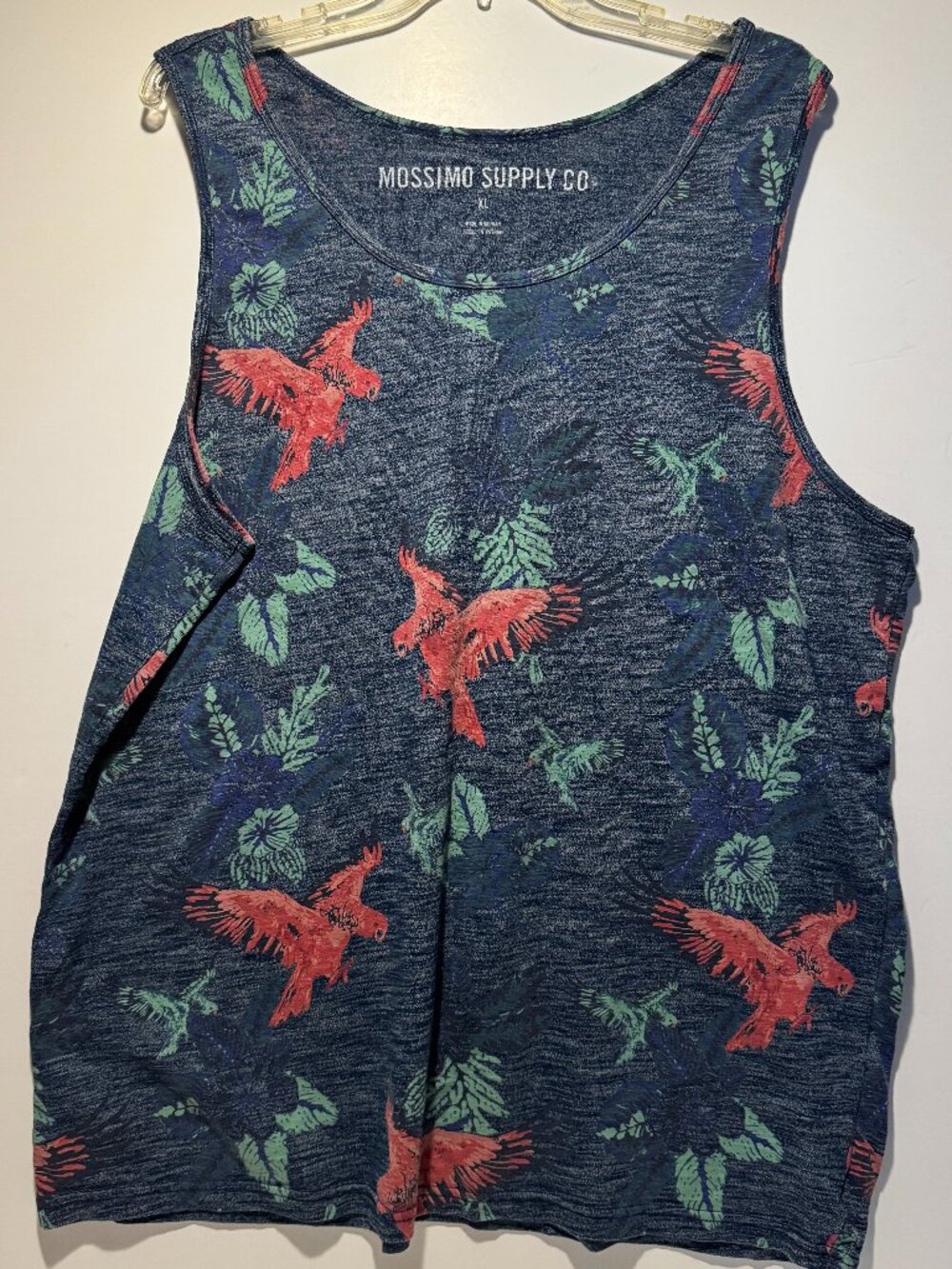 Mossimo Supply Co Tank Top Parrots XL